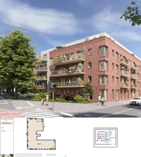 Business surface for sale (New construction project)