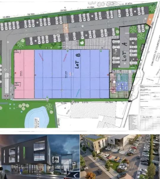 To parcel out site for sale