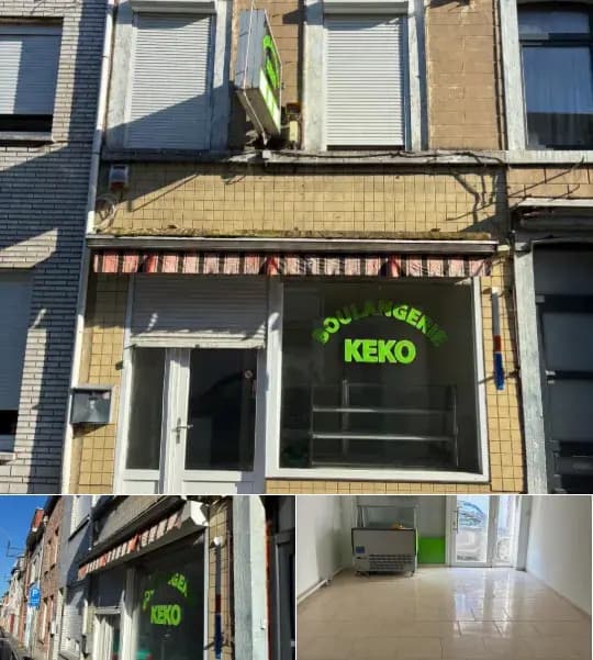 Mixed building in public sale