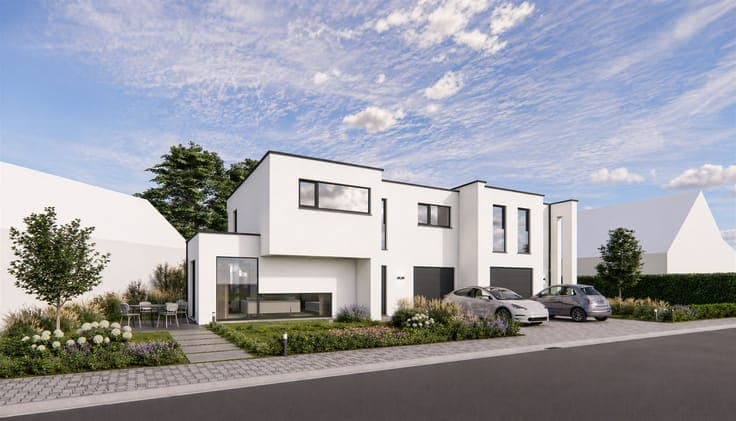Modern new construction home in Wetteren!