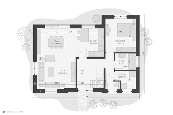 House in Clavier