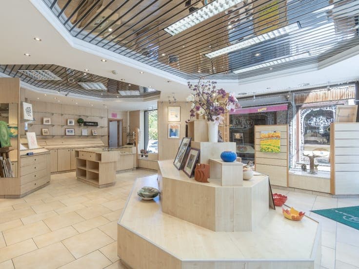 Commercial property with apartment for sale