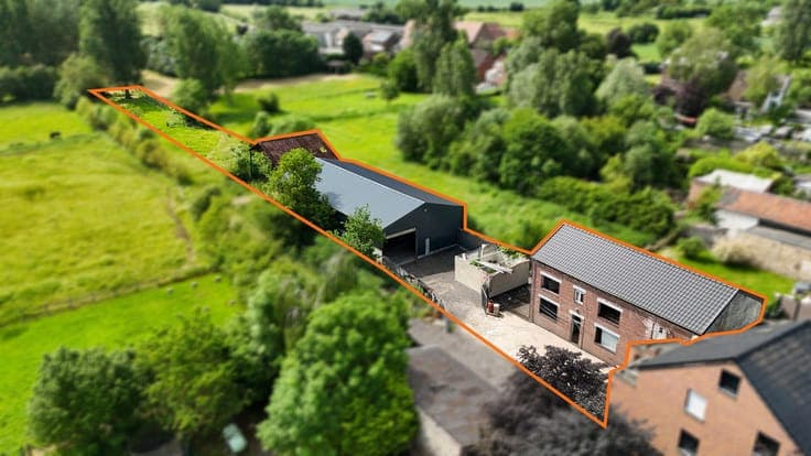 🌿 À Wonck, 1.875 m², maison + hangar + 2 parcelles🛠️