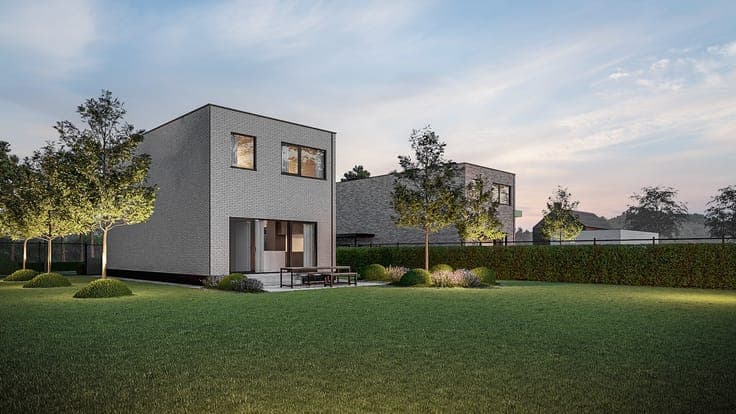 Passieve nieuwbouwvilla (E-peil: -15 = A+ !) met 4 slpkrs