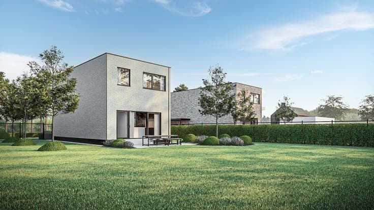 Passieve nieuwbouwvilla (E-peil: -15 = A+ !) met 4 slpkrs
