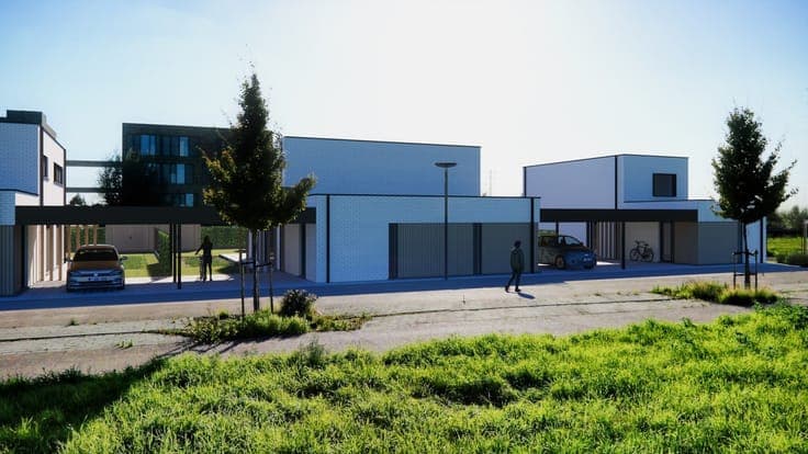 Lot 5 Moderne zonnewoning met carport en tuin