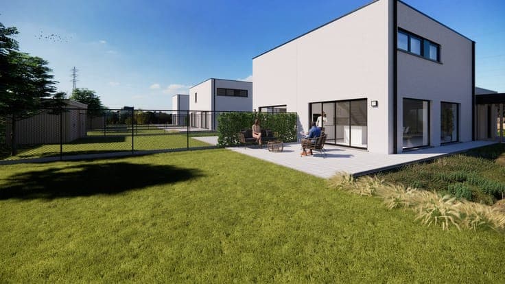 Lot 5 Moderne zonnewoning met carport en tuin