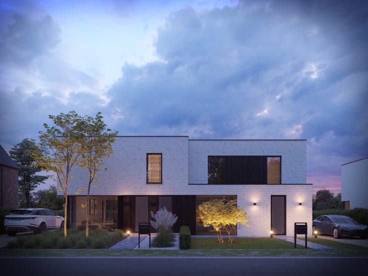 Moderne half open woning Houthulst