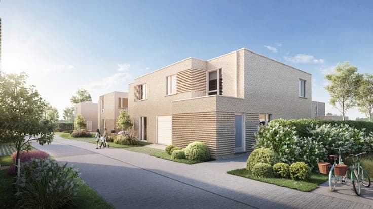 Residential project BegijnHof in the village of Astene.