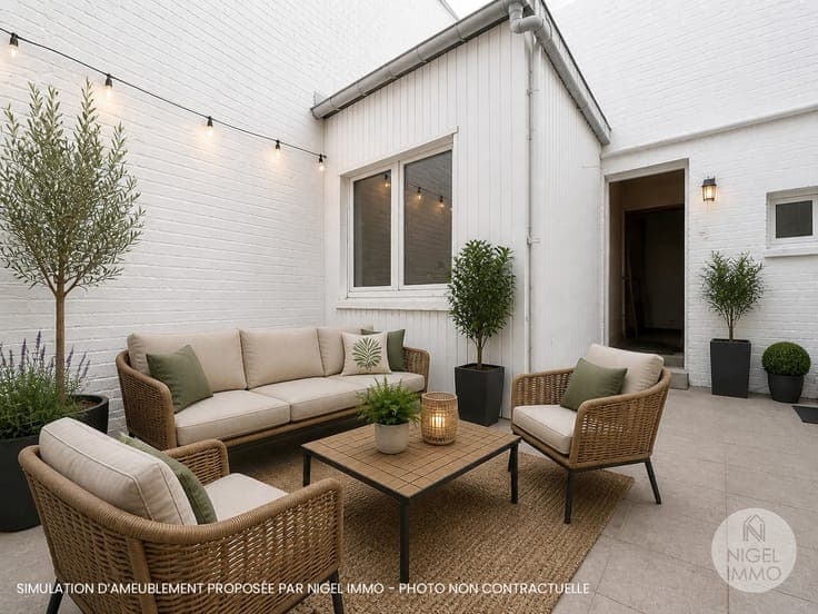 🏠 2 chs + bureau, cour & jardin🌿, nvx châssis, nv CC 🔥