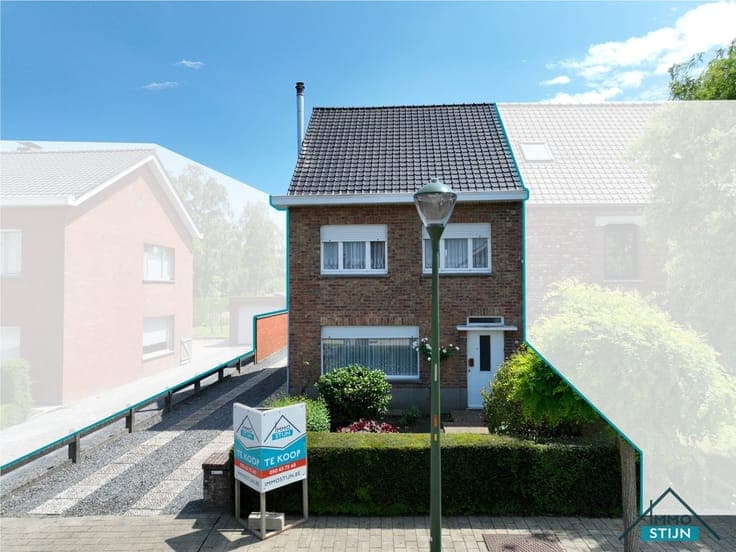 Woning met atelier nabij het centrum van Veldegem