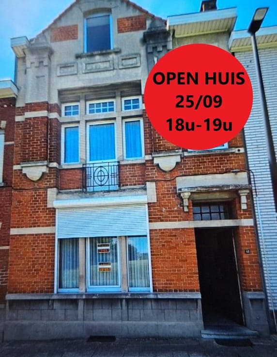 OPEN HUIS VRIJDAG 25/09 van 18u tot 19u.Karaktervolle rij...