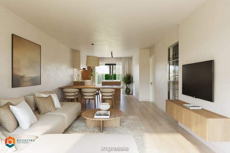 Energiezuinig nieuwbouwproject met 7 woningen en 7 parkee...