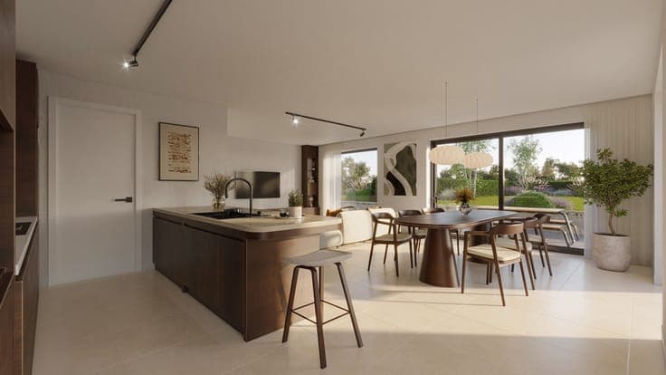 Spacious semi-detached new-build home with four bedrooms in