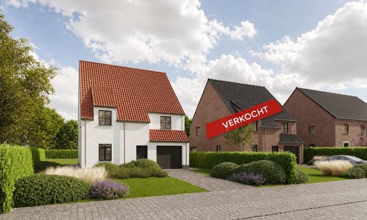NIEUWBOUW (OB) op een ruime perceel te Meldert (Aalst)