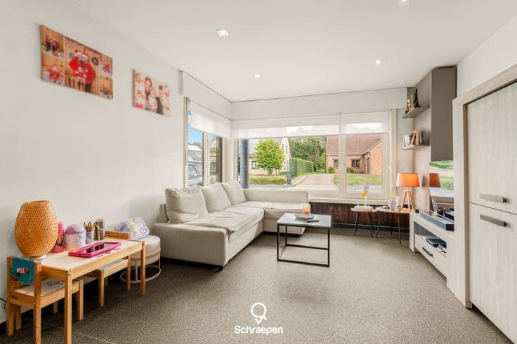 Gelijkvloerse instapklare woning met 3 slpks op zuidweste...