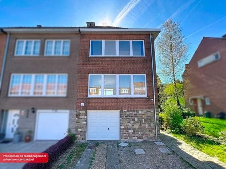VILVOORDE: 2-bedroom house for sale with garden and garage