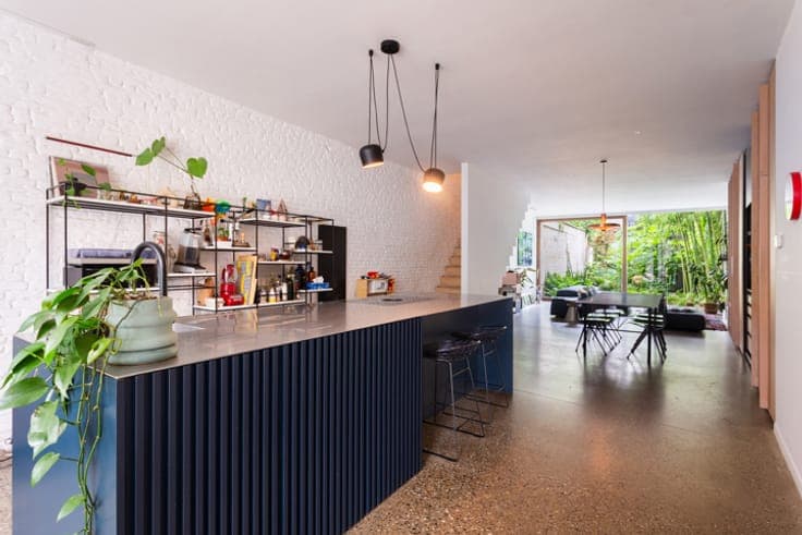 exceptional architect-designed home with 4 bedrooms & studio
