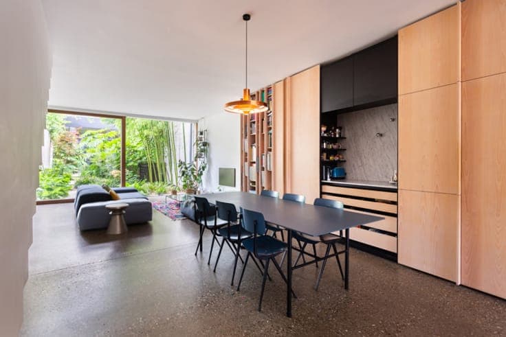 exceptional architect-designed home with 4 bedrooms & studio