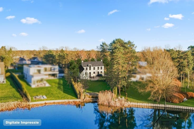 Exclusieve nieuwbouwvilla aan het meer van Keerbergen