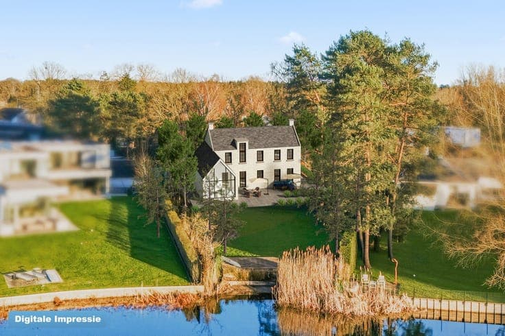 Exclusieve nieuwbouwvilla aan het meer van Keerbergen