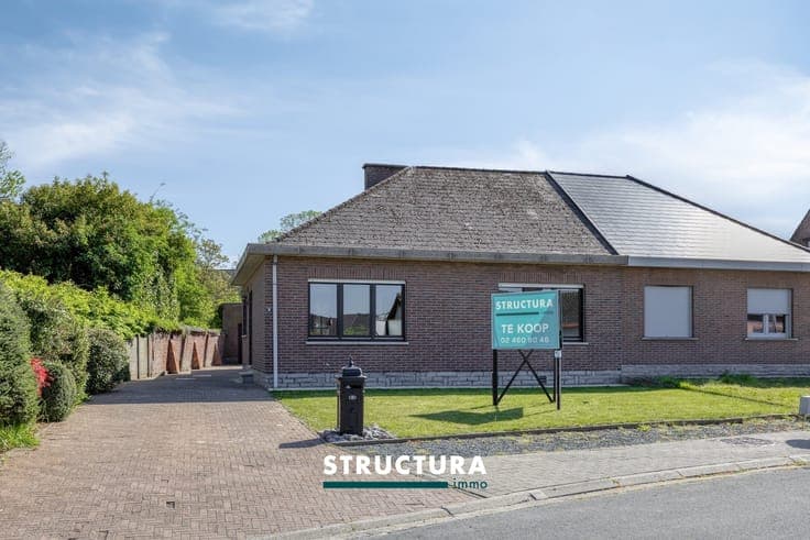 Gelijkvloers wonen in alle rust met tuin