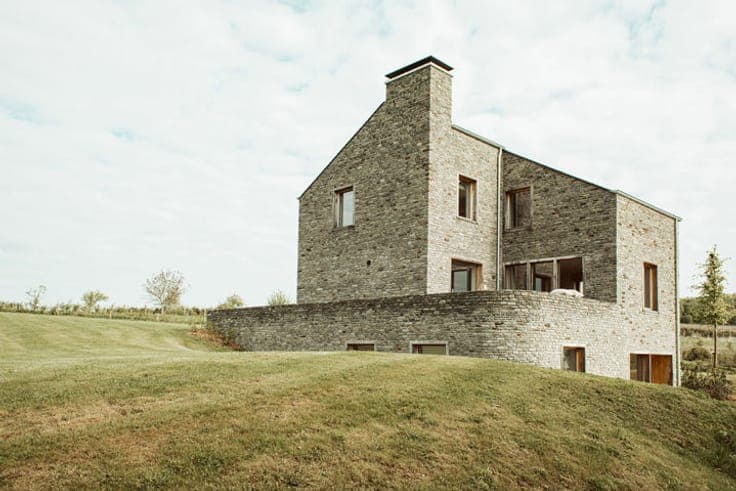 Villa neuve avec terrain à bâtir et son projet à Redu