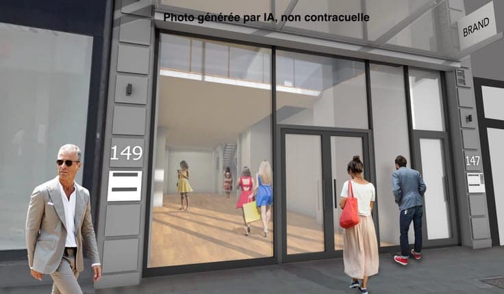 Mixed building with high potential: Commercial space on 3 le