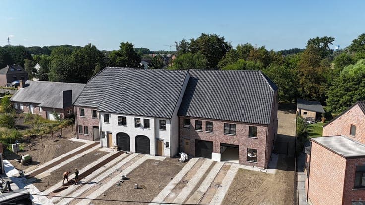 nieuwe verkaveling te Lebbeke