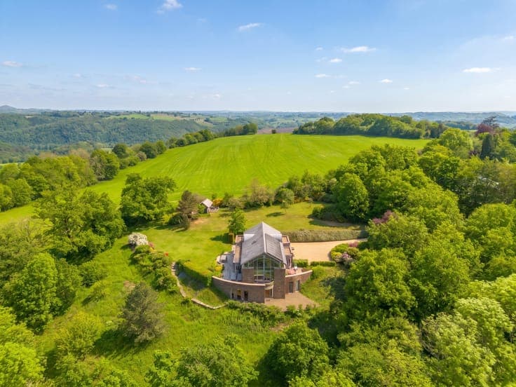 Timeless hillside property with panoramic views