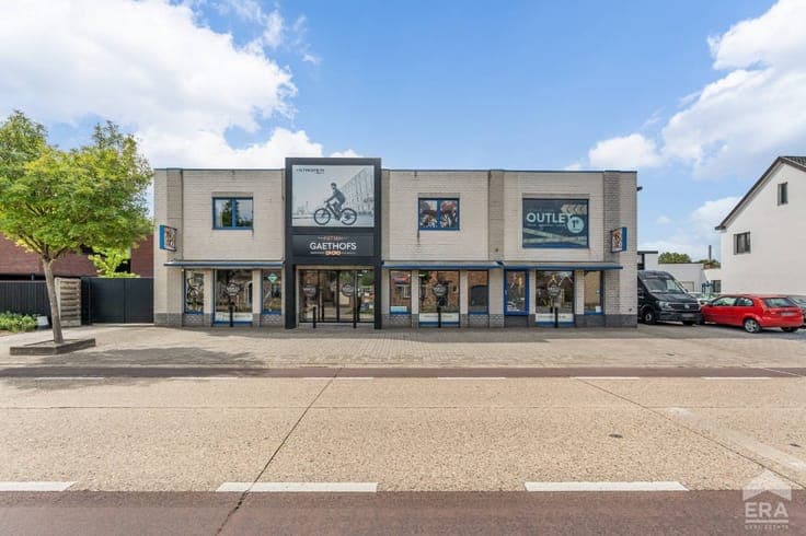 Commercial property with spacious home