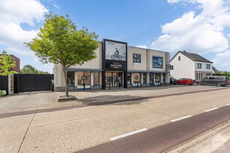 Commercial property with spacious home