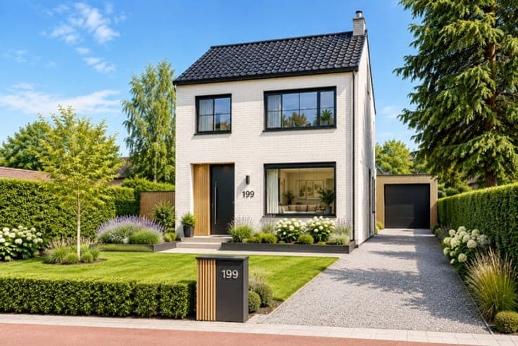 HOB met 2/3 slpks, garage en ruime kelder!