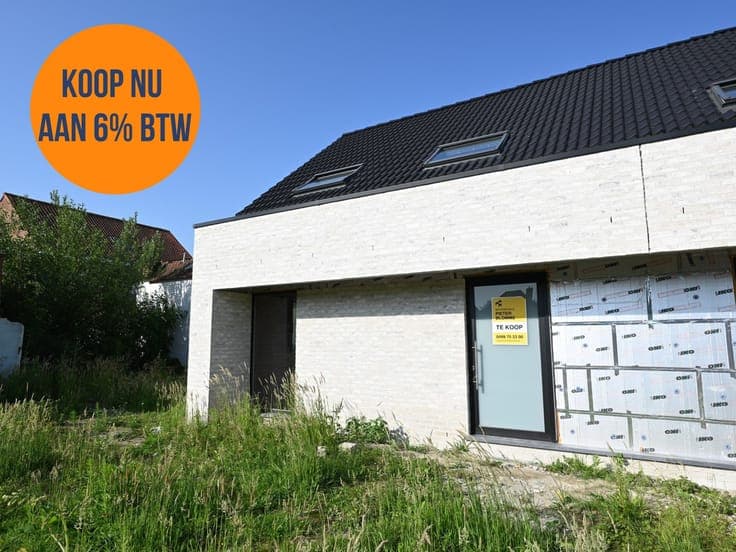 HALFOPEN nieuwbouwwoningen in DORPSCENTRUM!