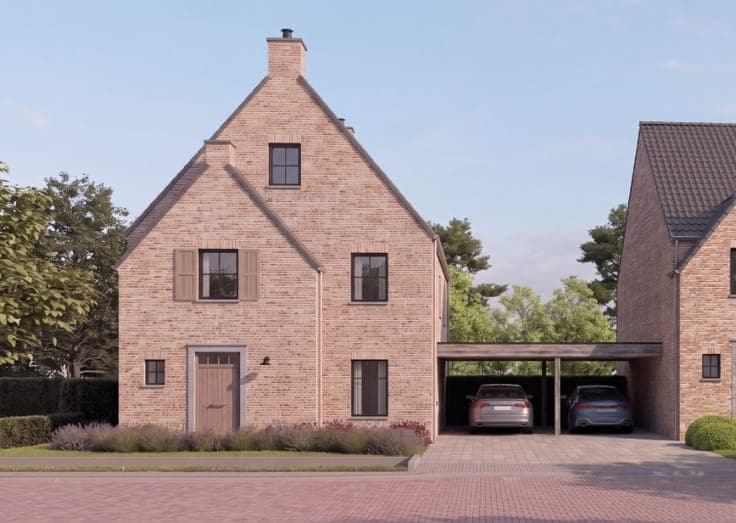 Adegem (Maldegem) - Kruipuit - rustieke pastorijwoning me...