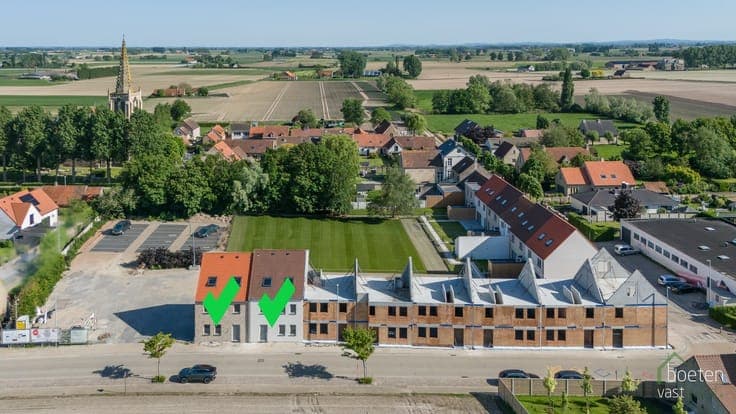 BEAUVOORDE: Woonomgeving De Lelie: 18 nieuwbouwwoningen i...