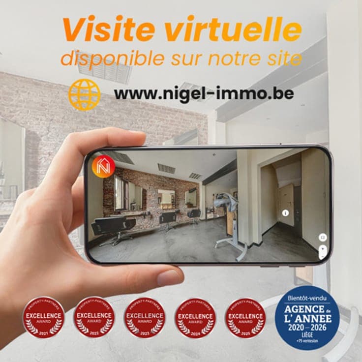 🏪 Investissement : commerce + duplex 4 chs à Soumagne 💰