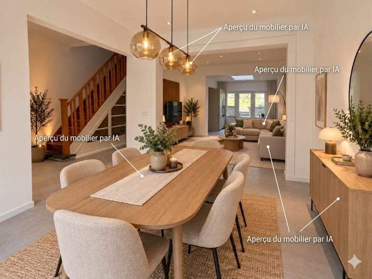 Grand maison - 3CH -2SLB - jardin- PUB B