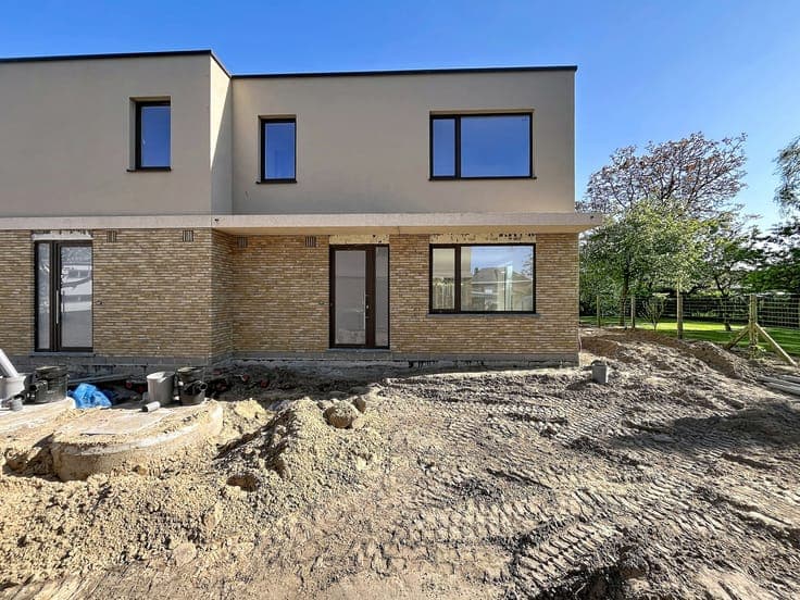 Semi-detached new-build house with 3 bedrooms, near Wetteren