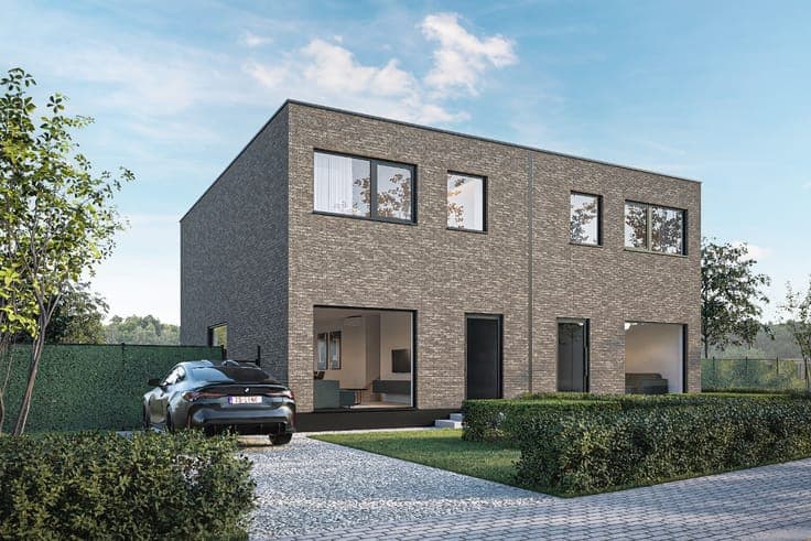 Energy-neutral new-build home for sale in Gooik