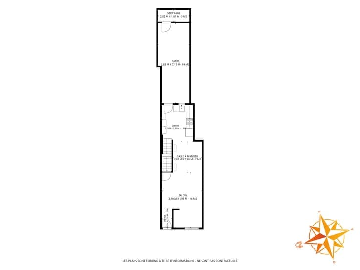 Maison 3 chs rénovée, facile d'entretien, PEB:D