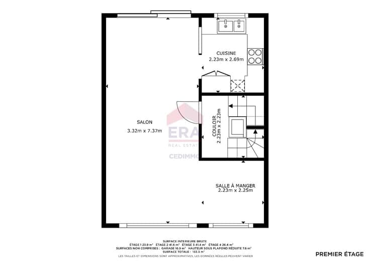 3-BEDROOM SPLIT-LEVEL HOUSE WITH GARDEN AND GARAGE – EPC B