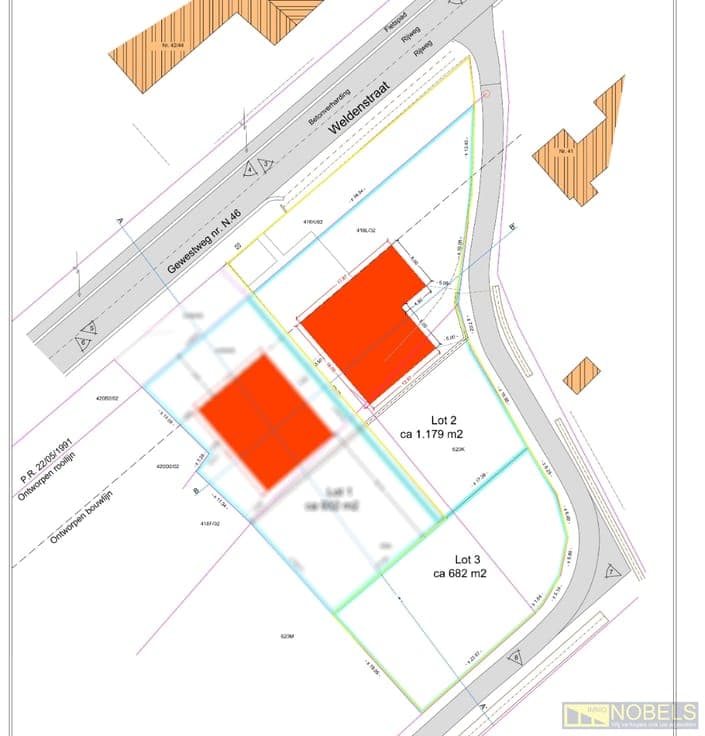 Te koop, ruim villaperceel (1.861m²) op vlot bereikbare l...