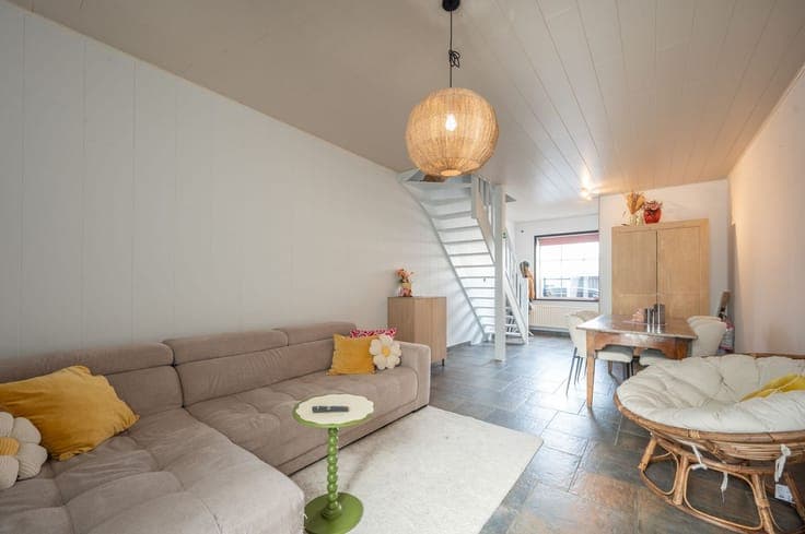 Stadswoning met 3 slaapkamers en tuin te Sint-Andries