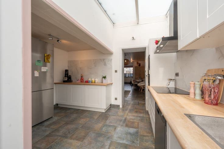 Stadswoning met 3 slaapkamers en tuin te Sint-Andries