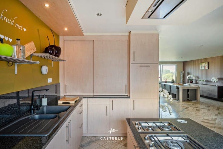 Move-in ready split-level house with double garage, rooftop