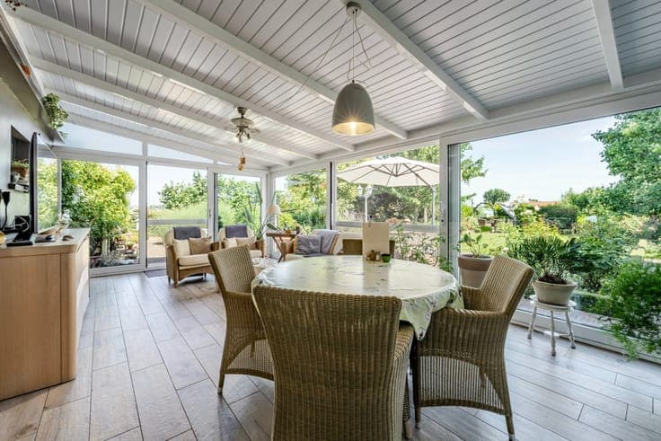 Semi-detached home with large garden