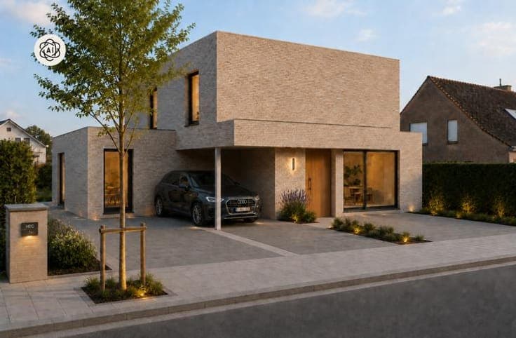 High-quality modern ENERGY-EFFICIENT new build villa