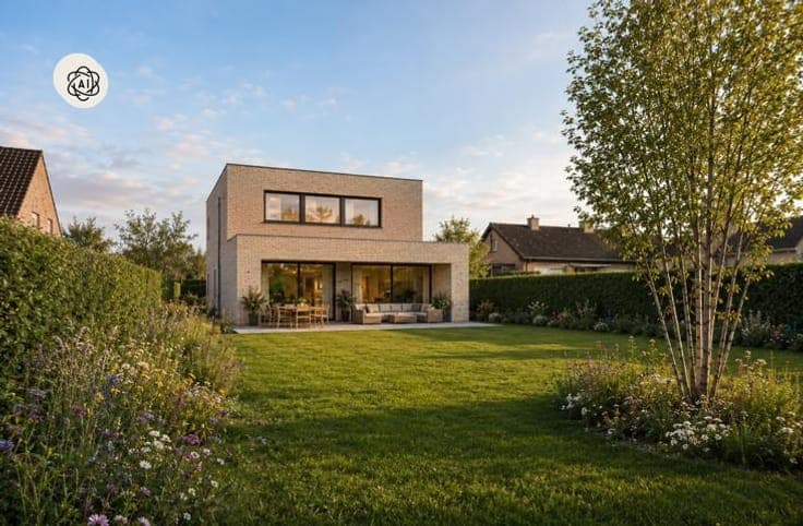 High-quality modern ENERGY-EFFICIENT new build villa