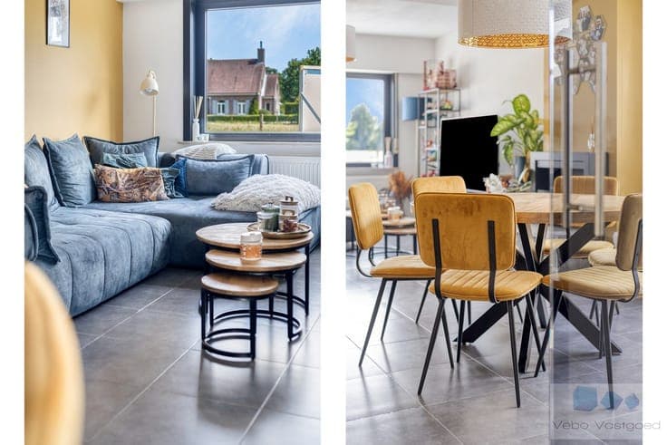 Landelijk gelegen starterswoning met ruime tuin te Heist-...